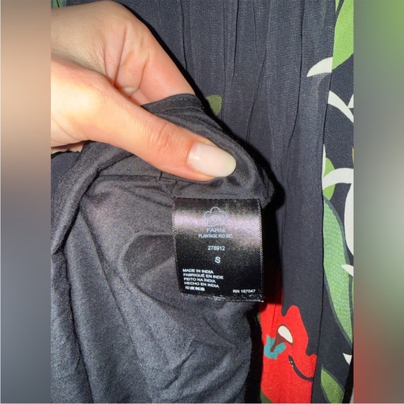 Farm Rio by Anthropologie Floral Long Sleeve Maxi Dress size small - Picture 8 of 10